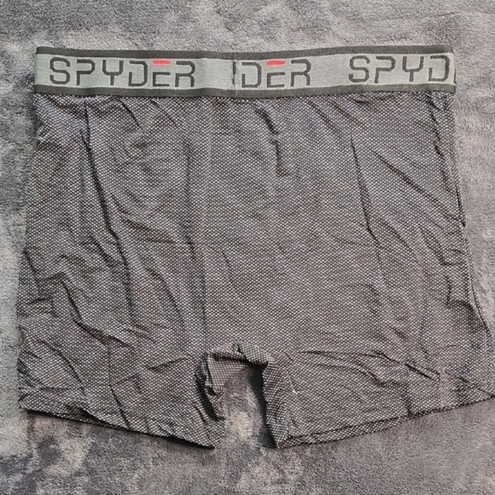 Spyder Black Boxer Briefs Moisture-Wicking Performance - Picture 4 of 4